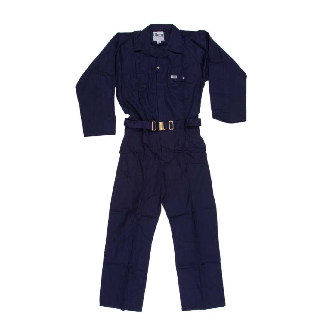 UKEN 513012 Coverall 100% Cotton Dark Blue XXXL