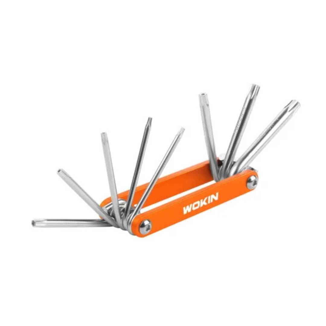 WOKIN 208218 Folding Torx Hex Key - 8Pcs Set