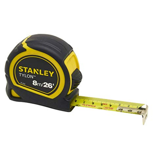 STANLEY Stht30657-8 Tylon Tapes 8m X 25mm Metric