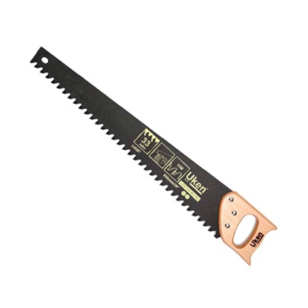 UKEN U4587 Concrete Hand Saw 26” Wood Handle